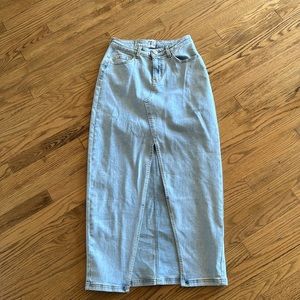 Princess Polly Jean maxi skirt